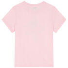 Girls Pink Logo T-Shirt, 1, hi-res
